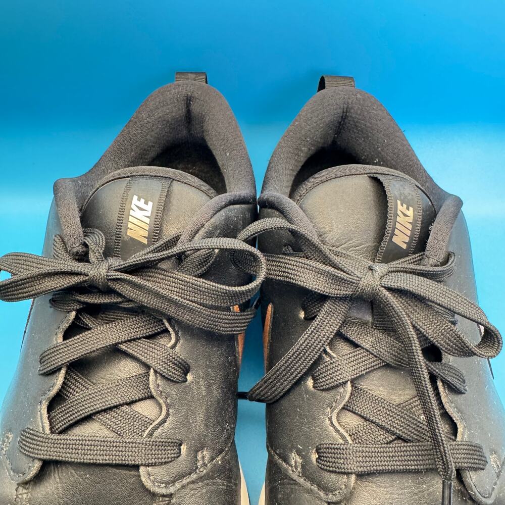 Nike Golf Shoes Soft Spike Lace Up Black White Women’s Size 9.5 AR5582-001 - Picture 10 of 11
